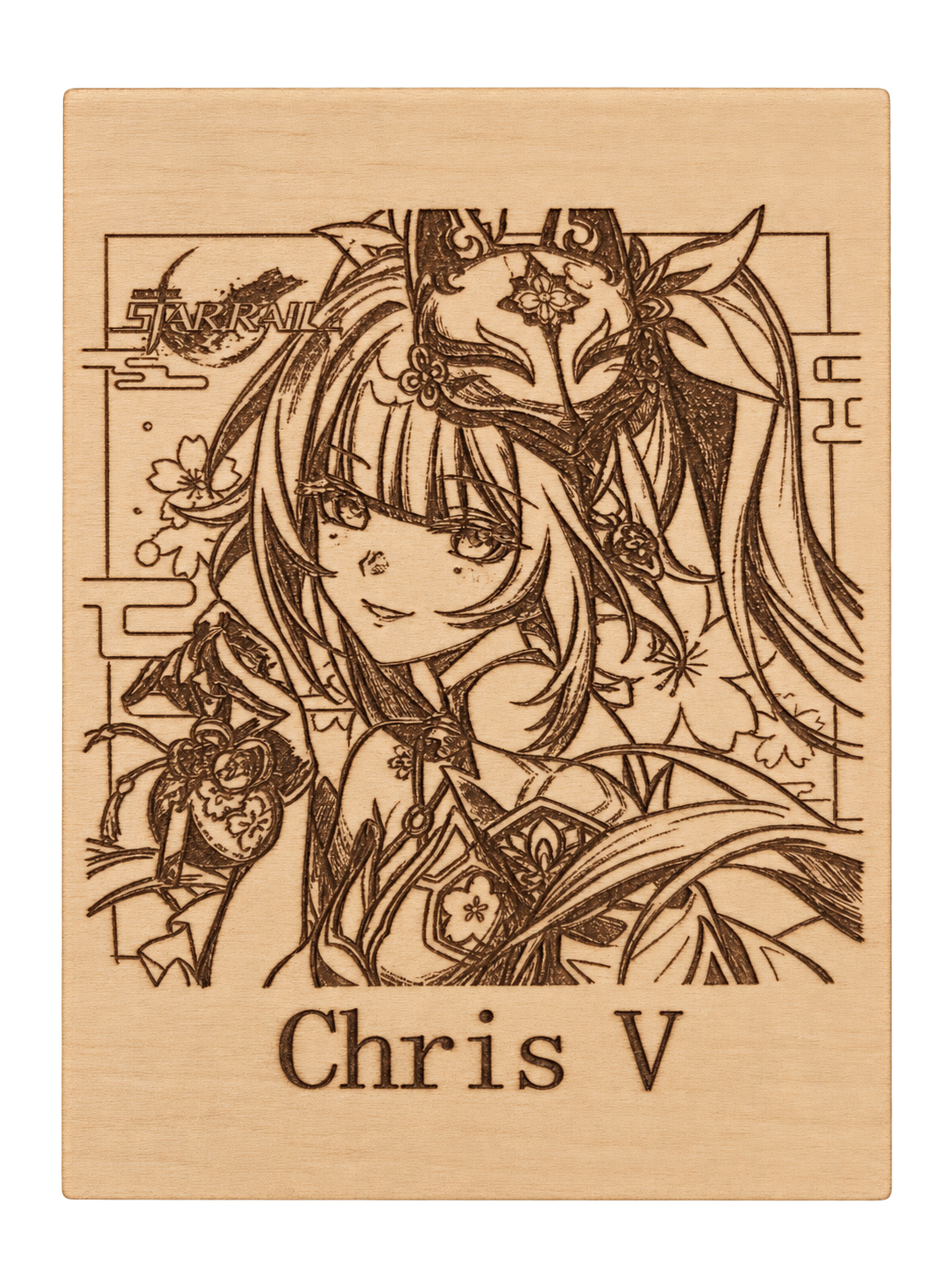 Custom laser engraved board